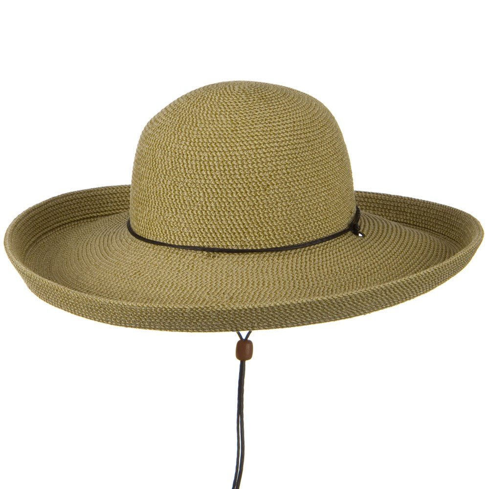 UPF 50+ Cotton Paper Braid Kettle Brim Hat