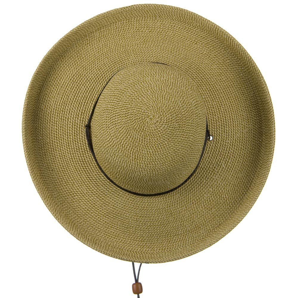 UPF 50+ Cotton Paper Braid Kettle Brim Hat