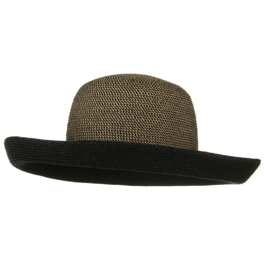 UPF 50+ Tweed Braid Large Kettle Brim Hat