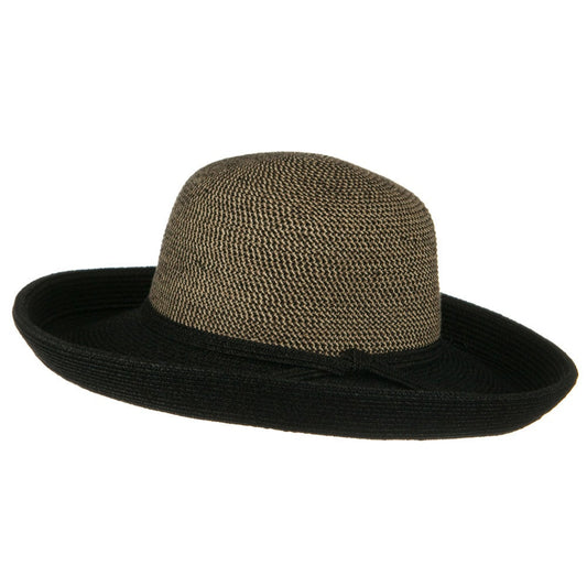 UPF 50+ Tweed Braid Large Kettle Brim Hat