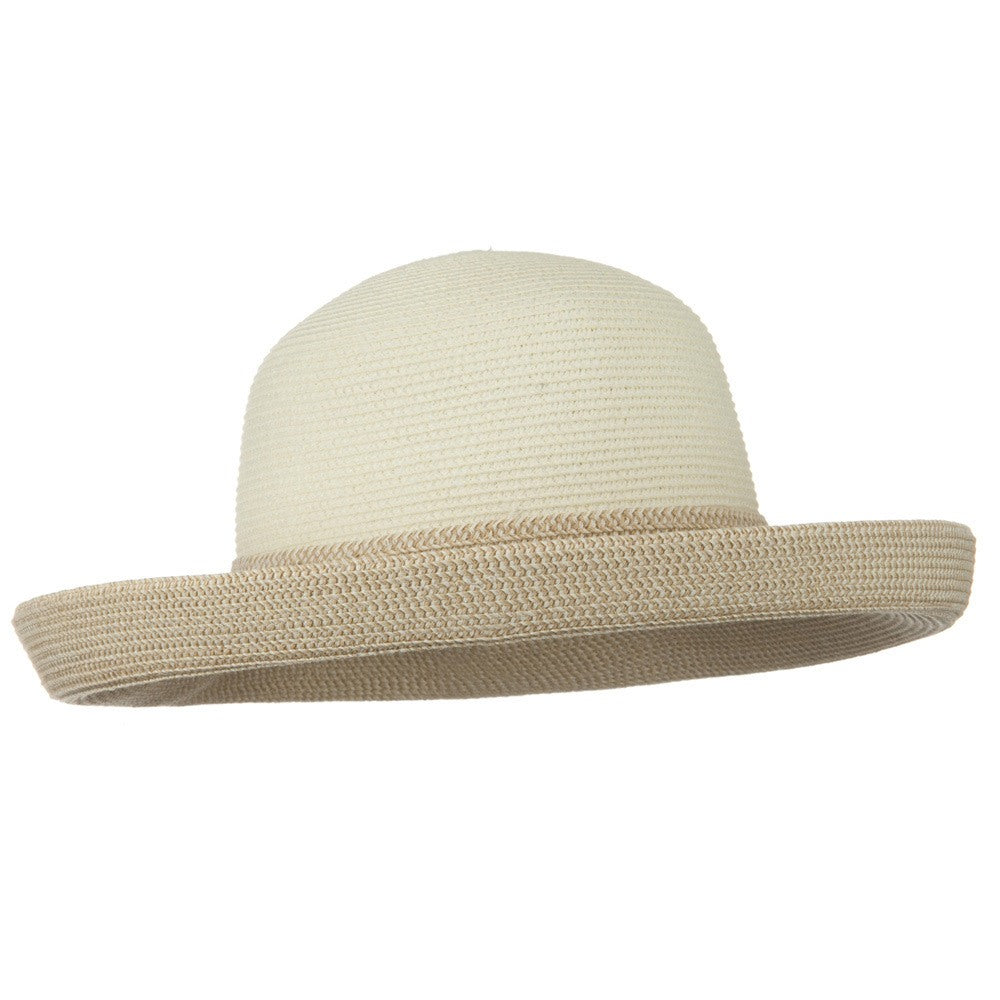 UPF 50+ Tweed Braid Large Kettle Brim Hat