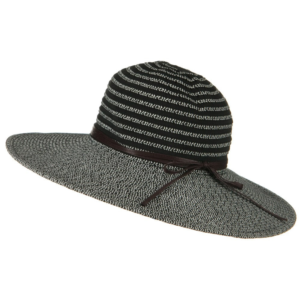 UPF 50+ Braider Ribbon Wide Flat Brim Hat