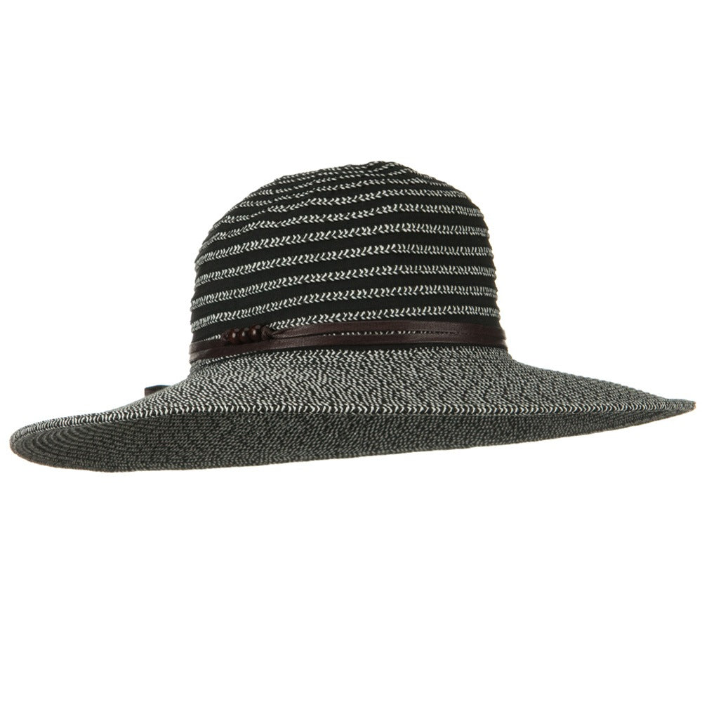 UPF 50+ Braider Ribbon Wide Flat Brim Hat