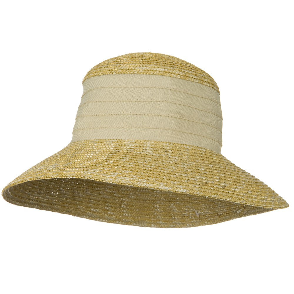 Wheat Straw Medium 4 Inch Brim Hat