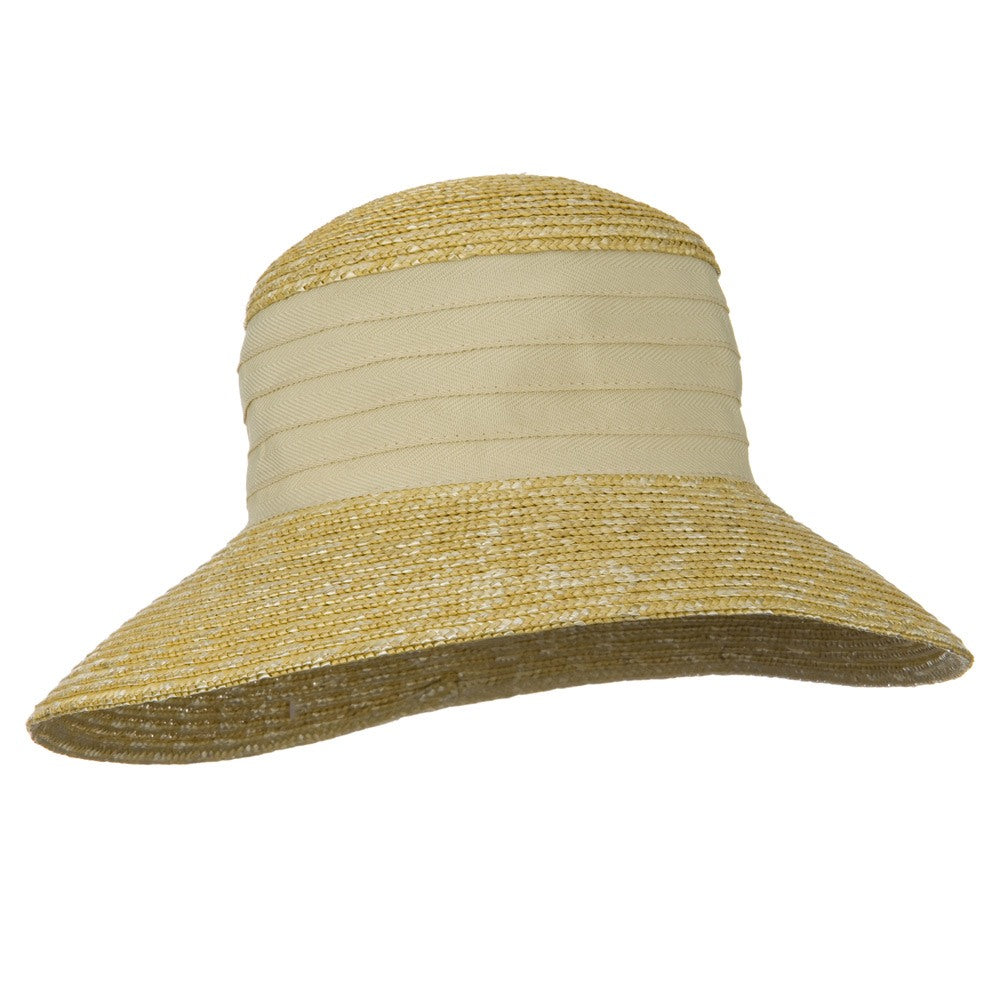 Wheat Straw Medium 4 Inch Brim Hat