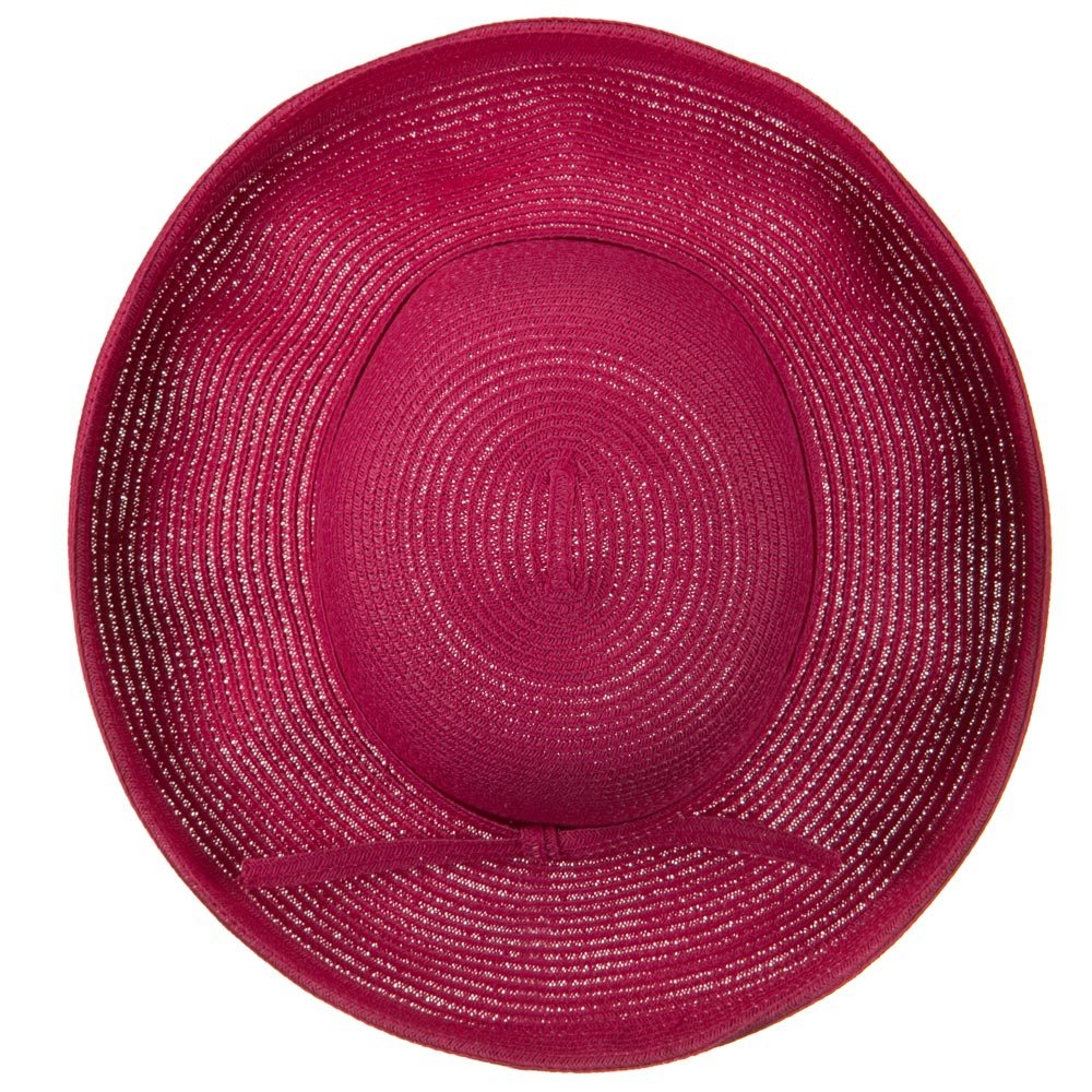 Sewn Braid Kettle Brim Ribbon Hat