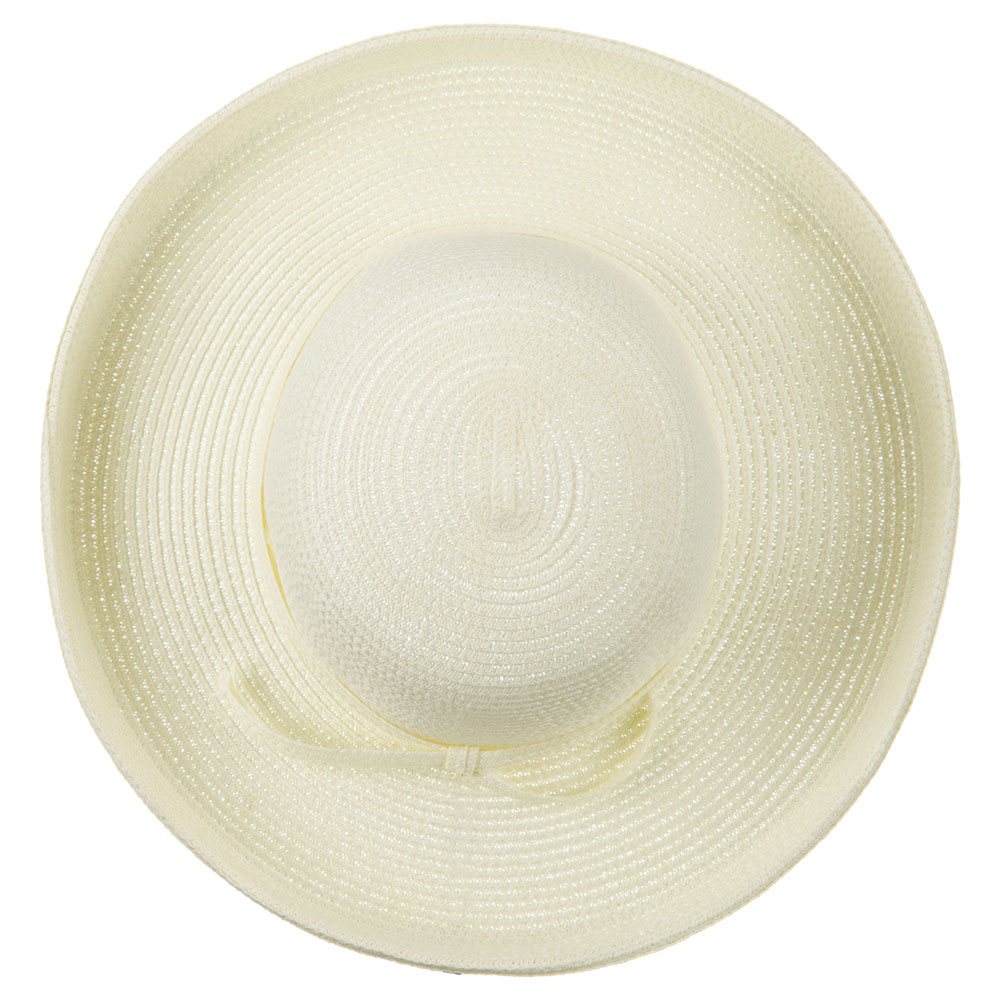 Sewn Braid Kettle Brim Ribbon Hat