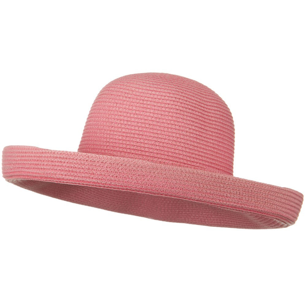 Sewn Braid Kettle Brim Ribbon Hat