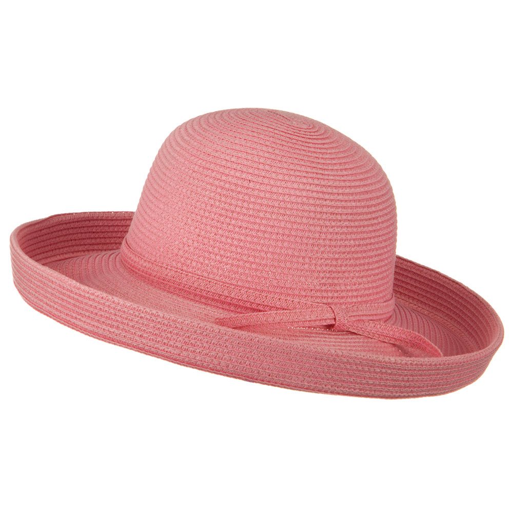 Sewn Braid Kettle Brim Ribbon Hat
