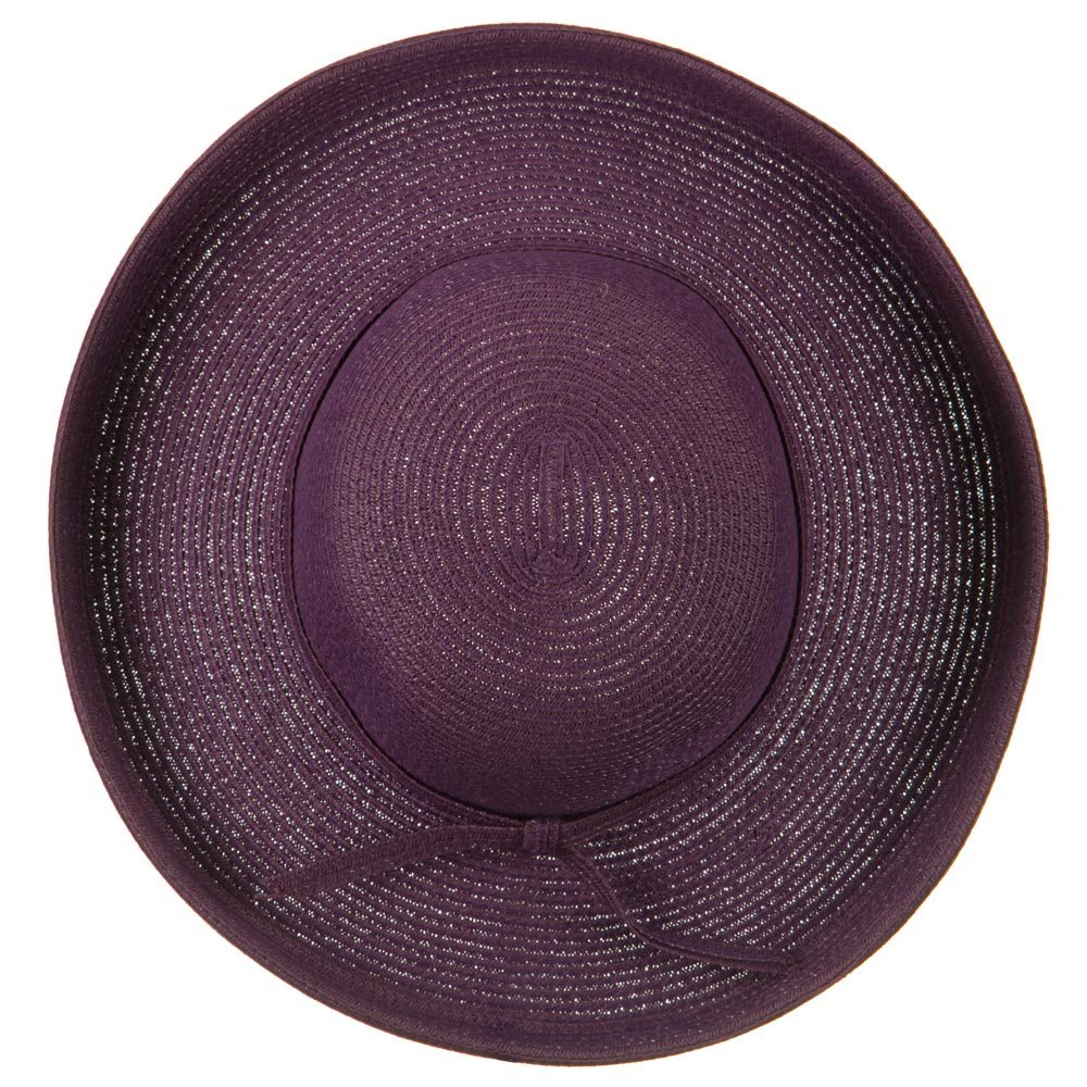 Sewn Braid Kettle Brim Ribbon Hat