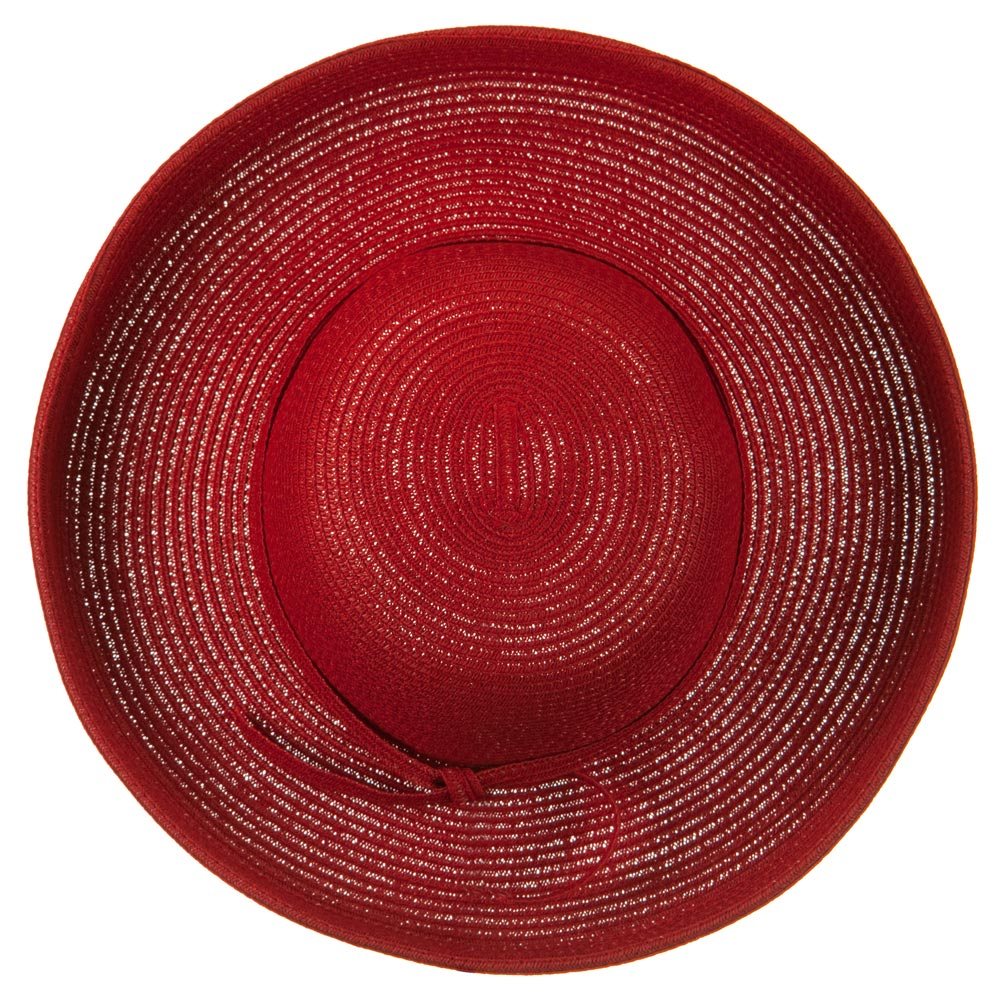 Sewn Braid Kettle Brim Ribbon Hat