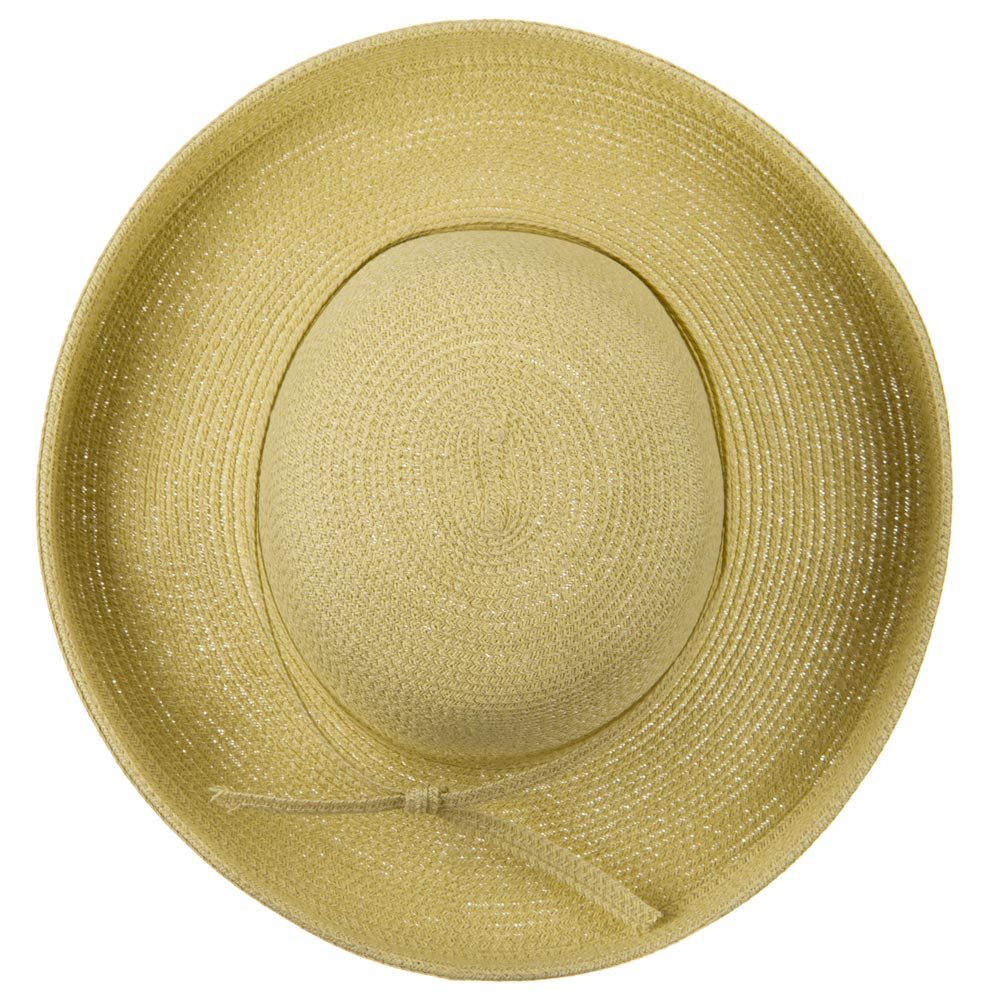 Sewn Braid Kettle Brim Ribbon Hat