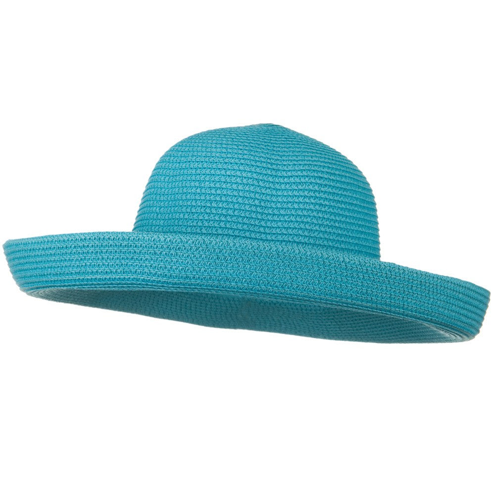 Sewn Braid Kettle Brim Ribbon Hat