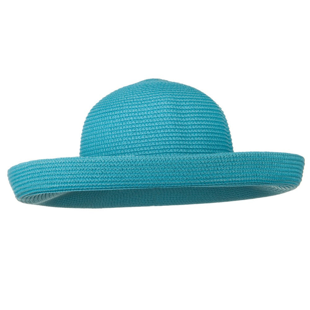 Sewn Braid Kettle Brim Ribbon Hat