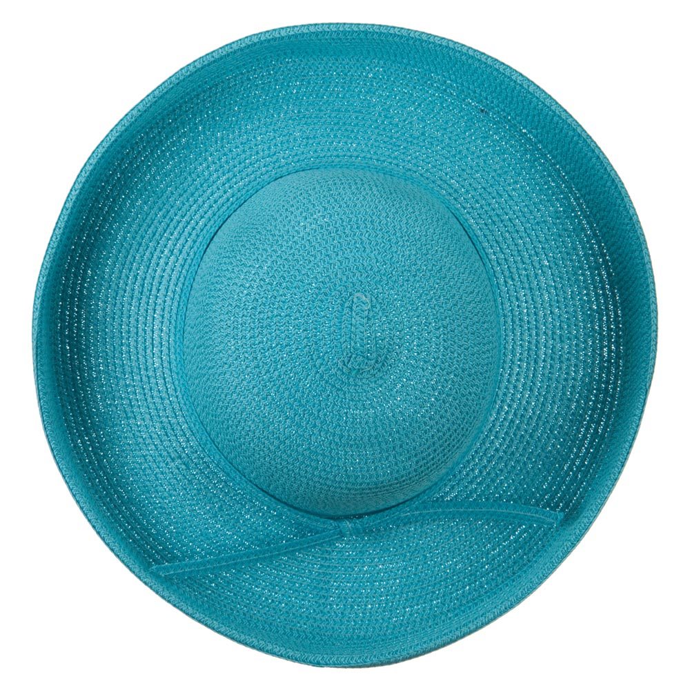 Sewn Braid Kettle Brim Ribbon Hat