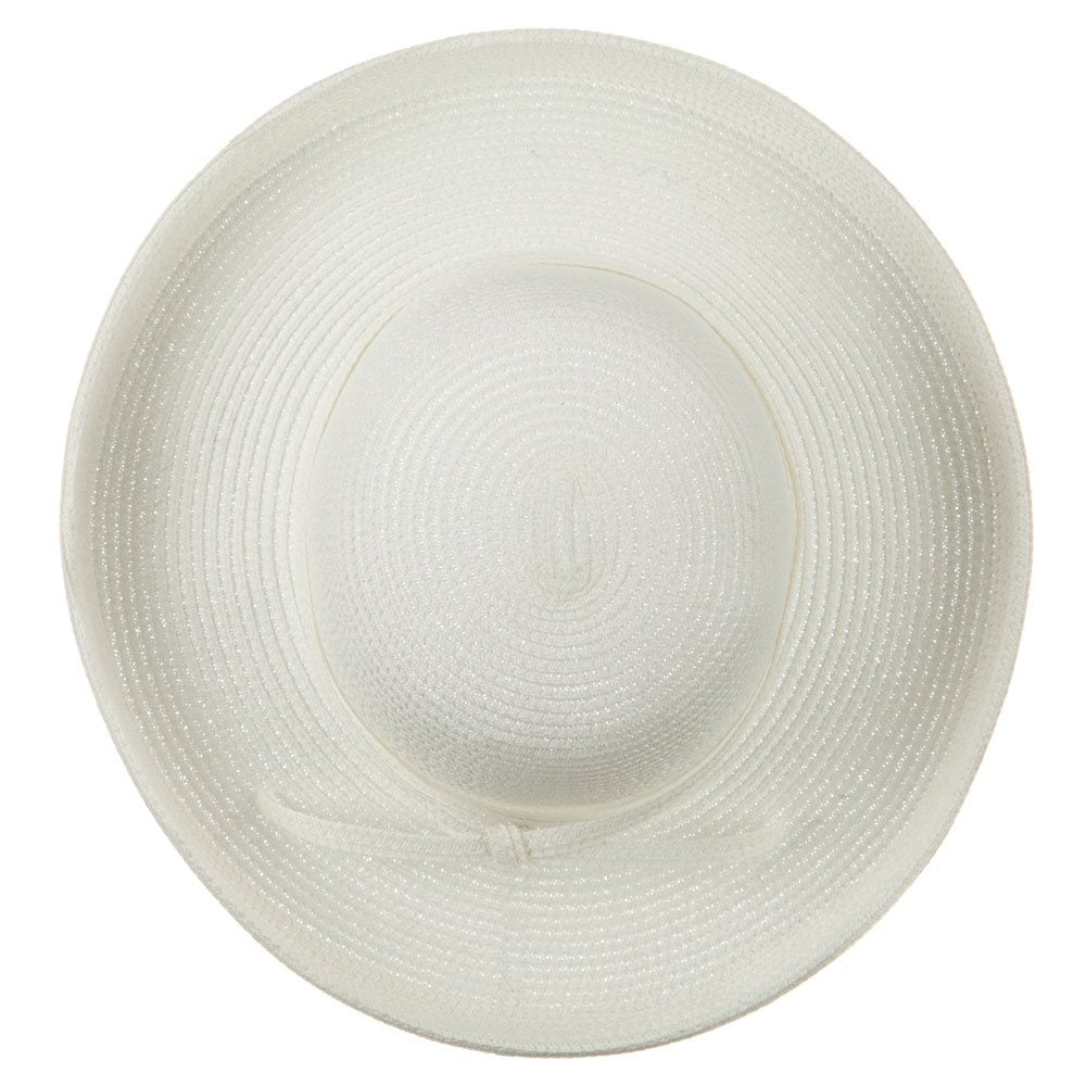 Sewn Braid Kettle Brim Ribbon Hat