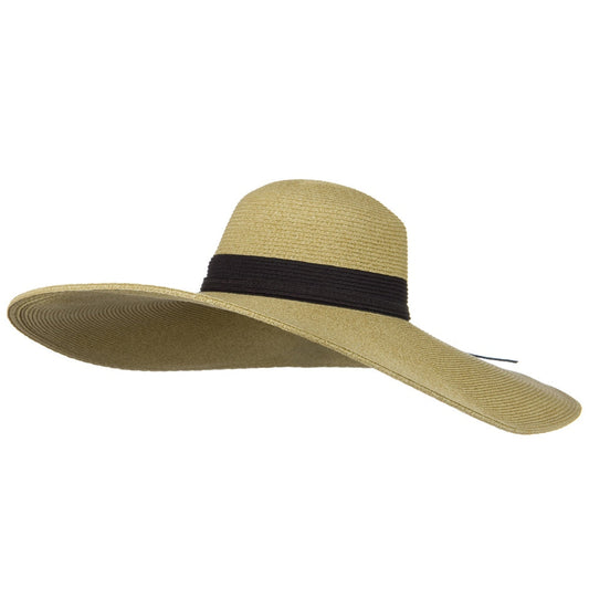 UPF 50+ Braided 7 Inch Brim Black Band Hat