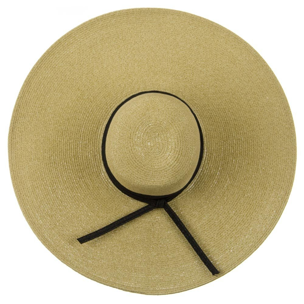 UPF 50+ Braided 7 Inch Brim Black Band Hat