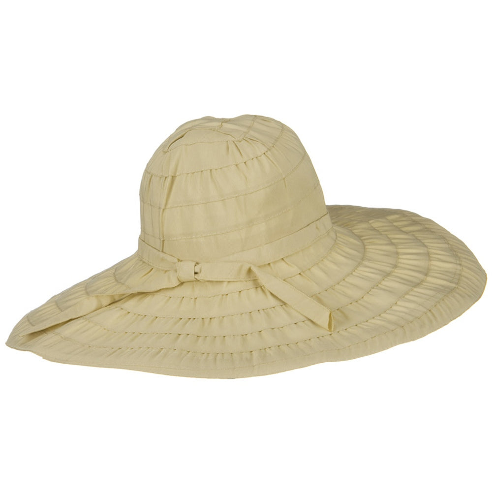 Packable and Crushable Ribbon 6 Inch Brim Hat
