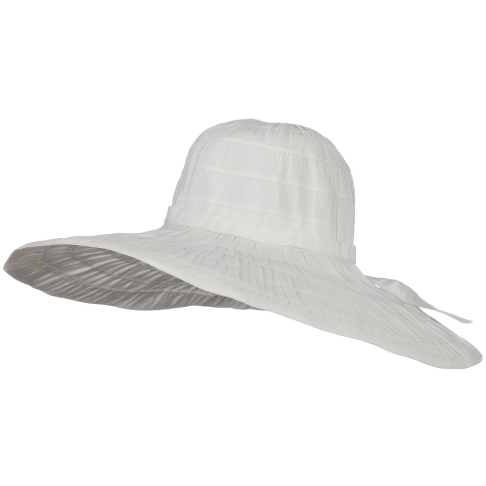 Packable and Crushable Ribbon 6 Inch Brim Hat