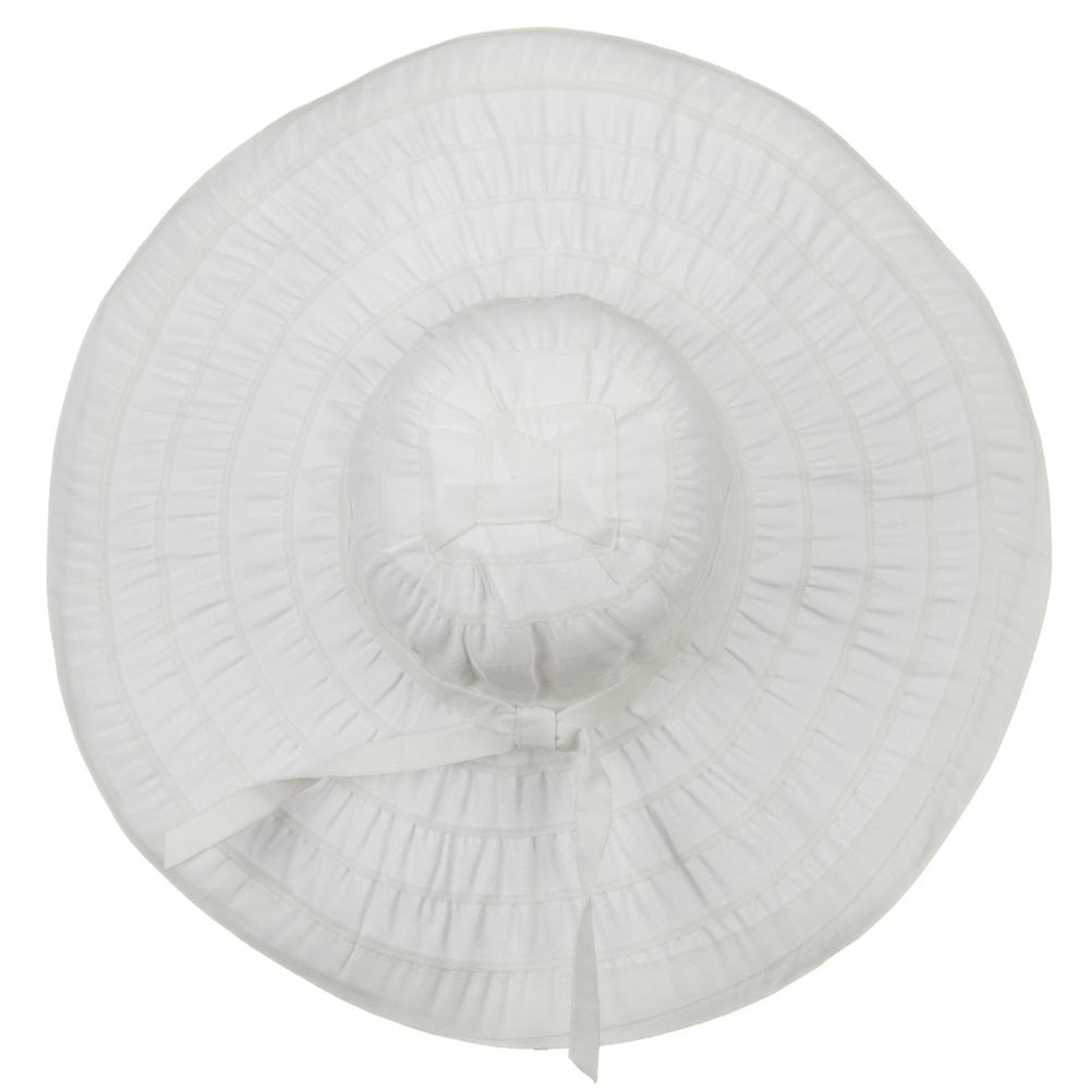 Packable and Crushable Ribbon 6 Inch Brim Hat