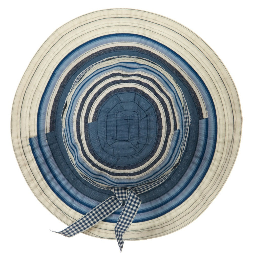 Girls Ribbon 3 Inch Brim Hat