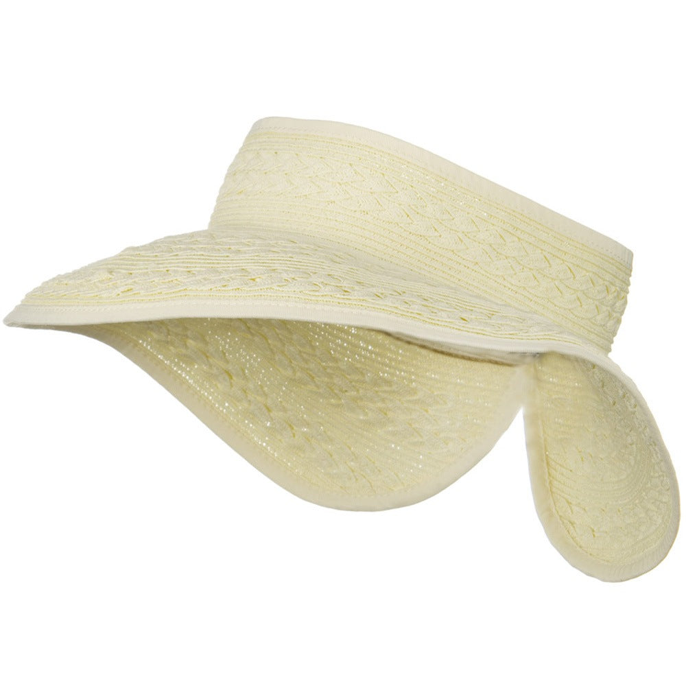 UPF 50+ Roll Up Toyo Wide Brim Visor