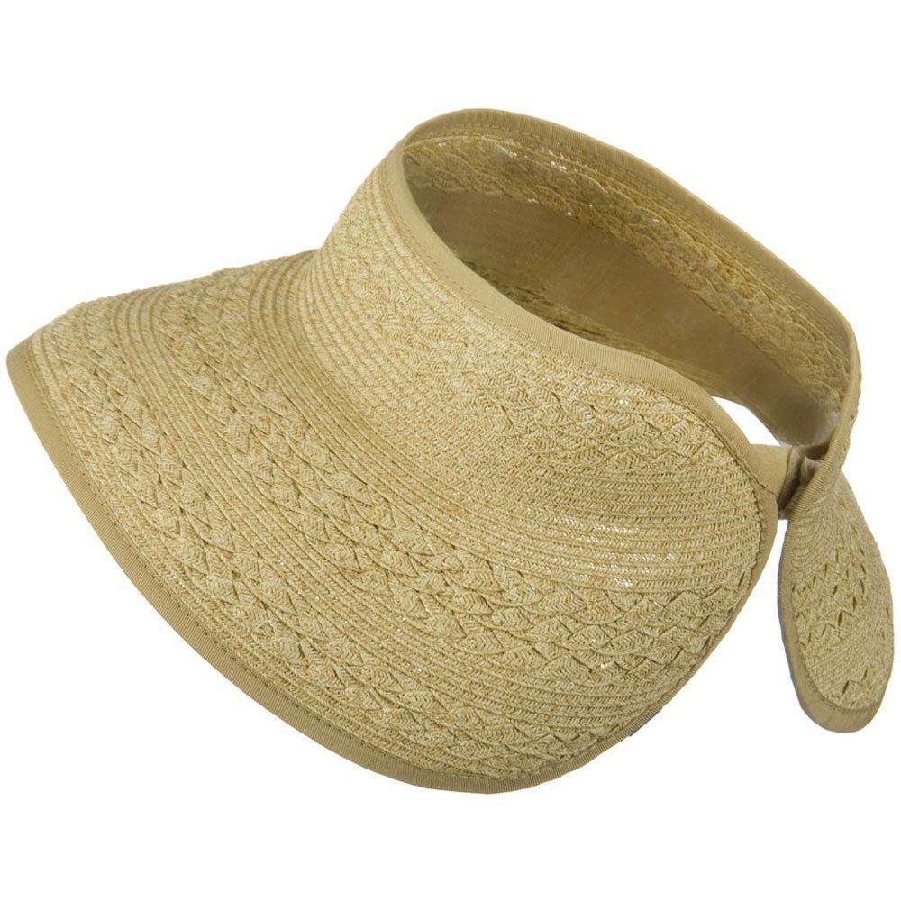 UPF 50+ Roll Up Toyo Wide Brim Visor