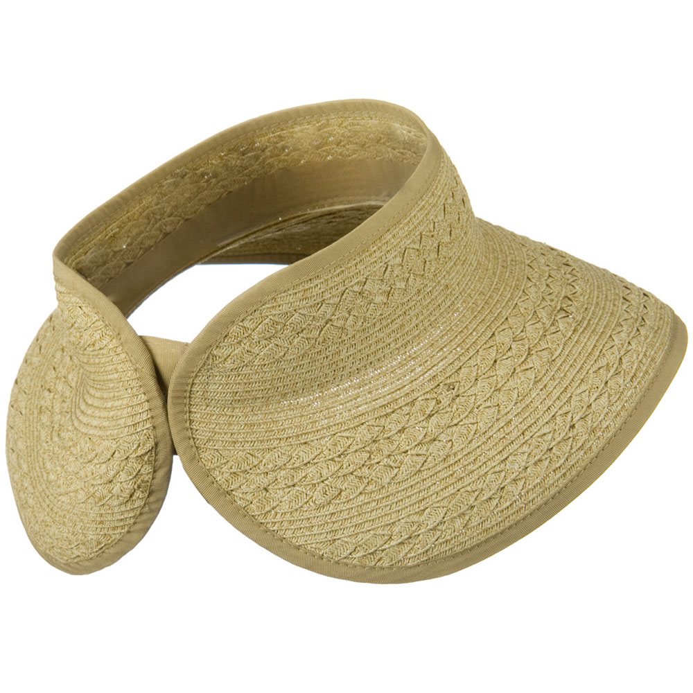 UPF 50+ Roll Up Toyo Wide Brim Visor