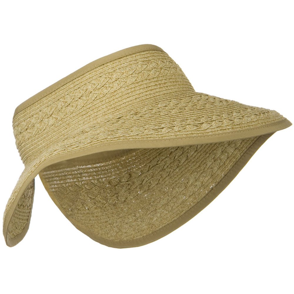 UPF 50+ Roll Up Toyo Wide Brim Visor