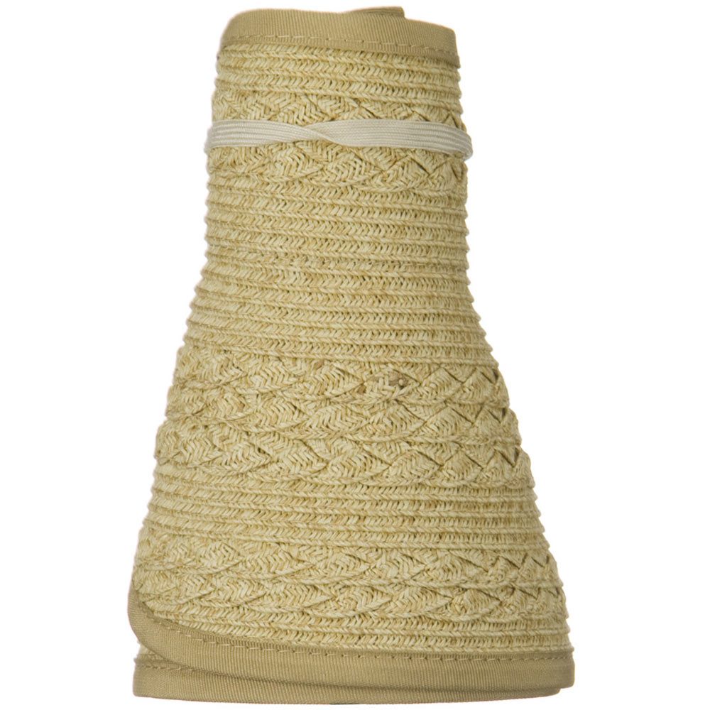 UPF 50+ Roll Up Toyo Wide Brim Visor