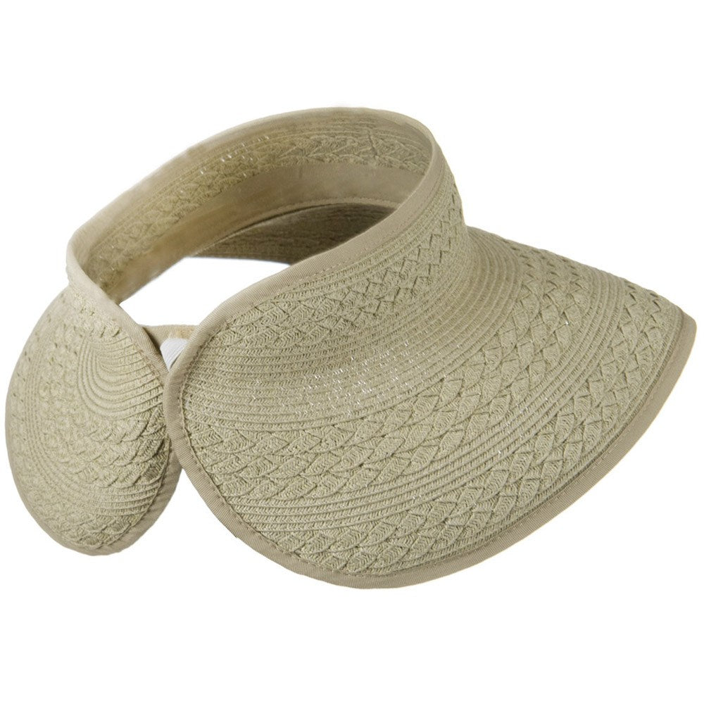 UPF 50+ Roll Up Toyo Wide Brim Visor