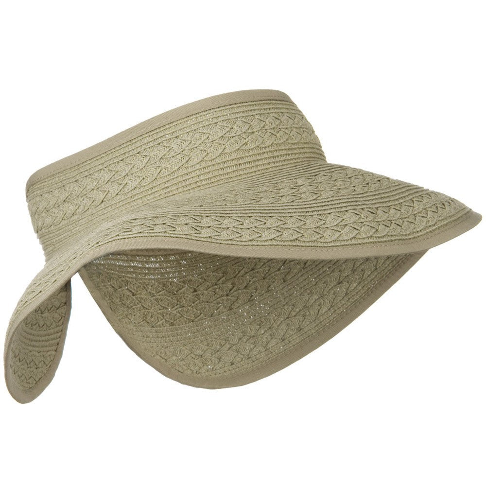 UPF 50+ Roll Up Toyo Wide Brim Visor