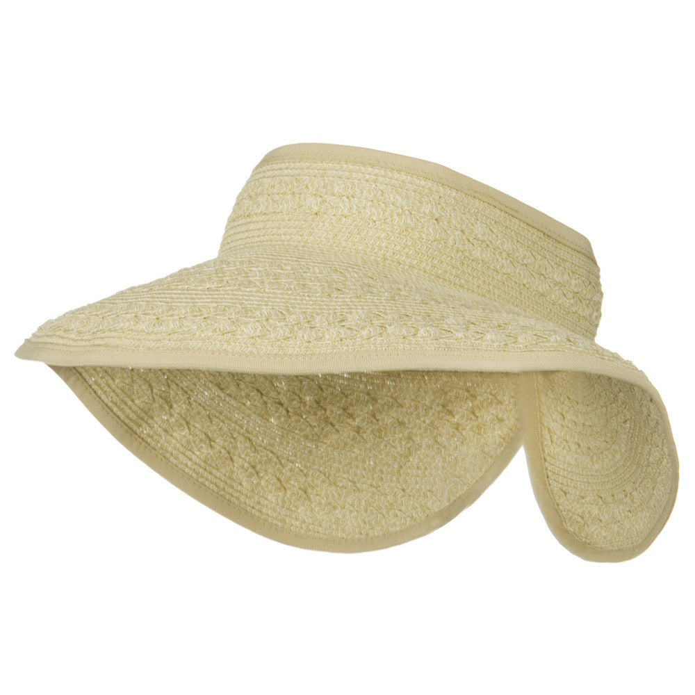 UPF 50+ Roll Up Toyo Wide Brim Visor