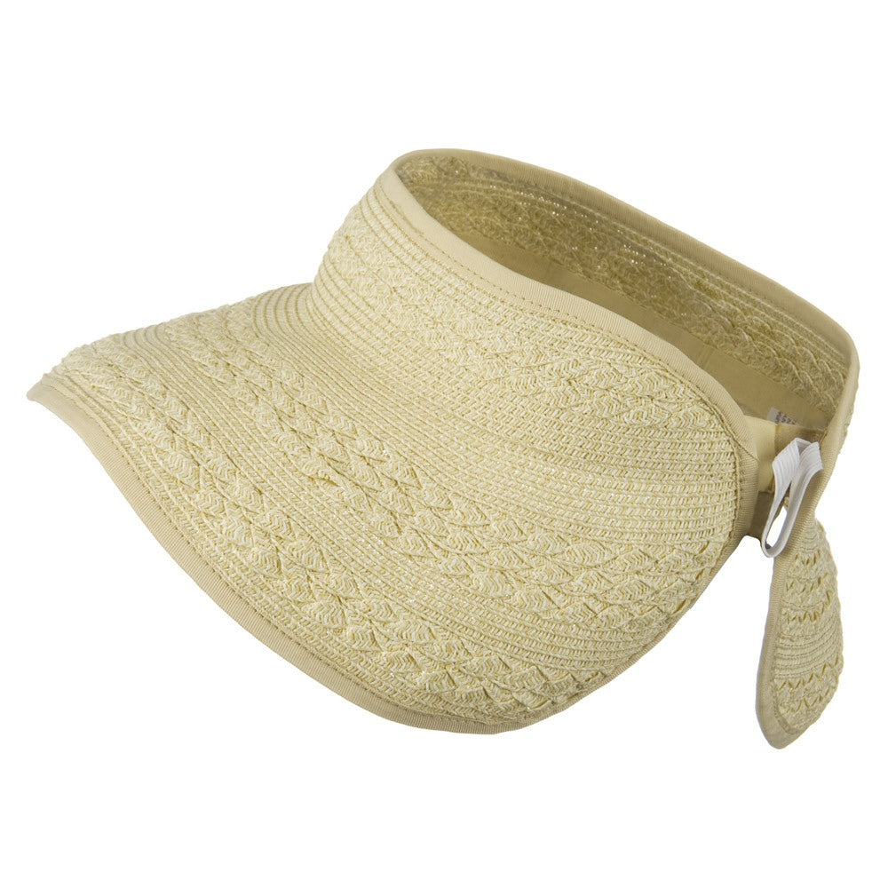 UPF 50+ Roll Up Toyo Wide Brim Visor