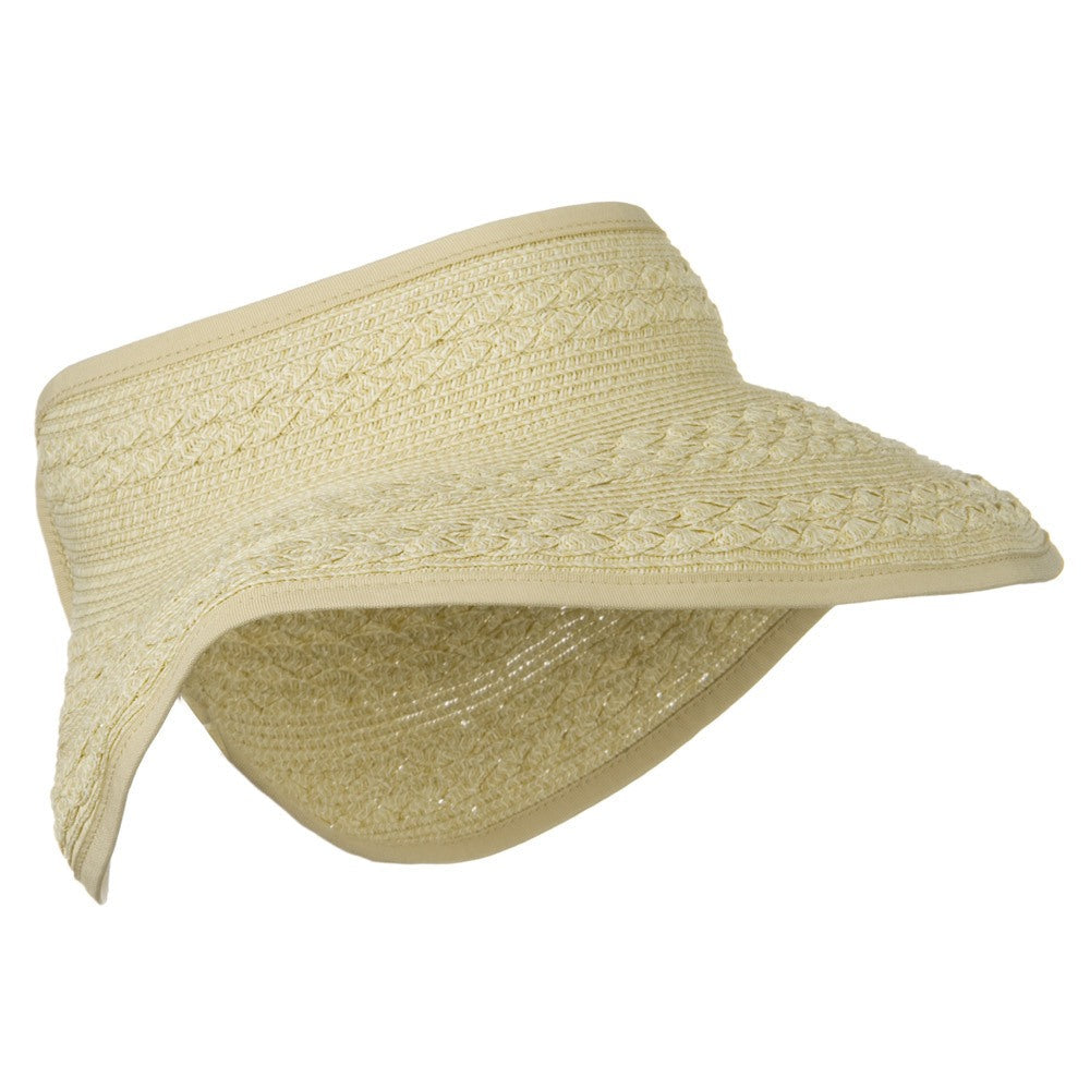 UPF 50+ Roll Up Toyo Wide Brim Visor