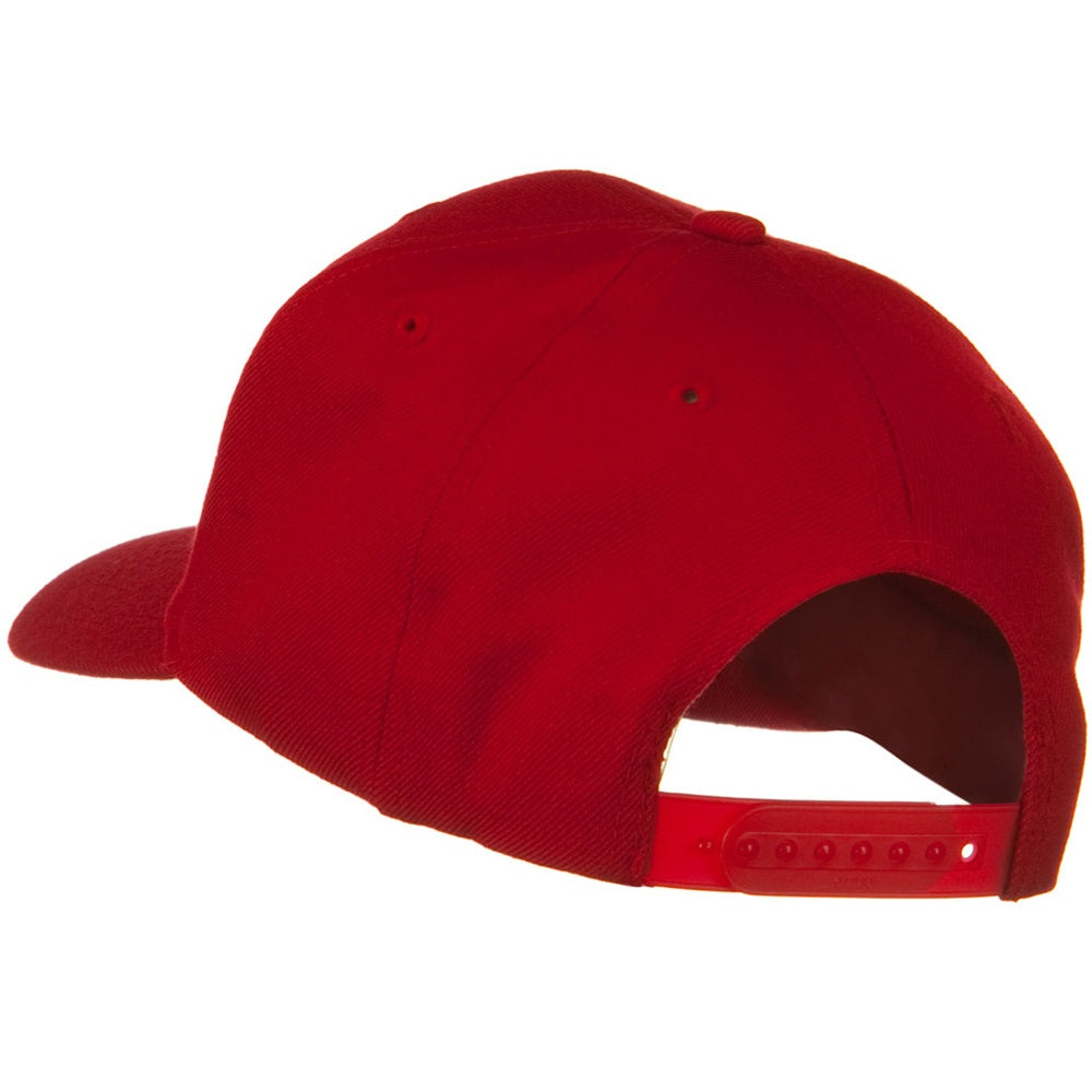 Solid Wool Blend Prostyle Snapback Cap