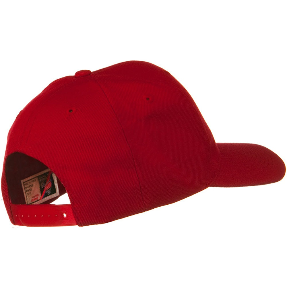 Solid Wool Blend Prostyle Snapback Cap