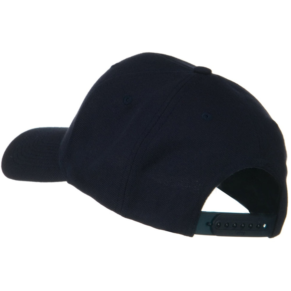 Solid Wool Blend Prostyle Snapback Cap