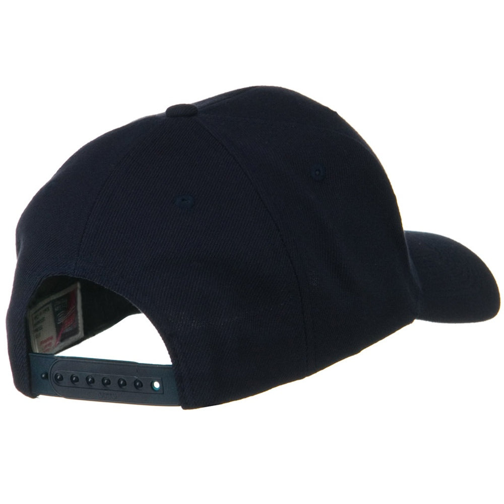 Solid Wool Blend Prostyle Snapback Cap