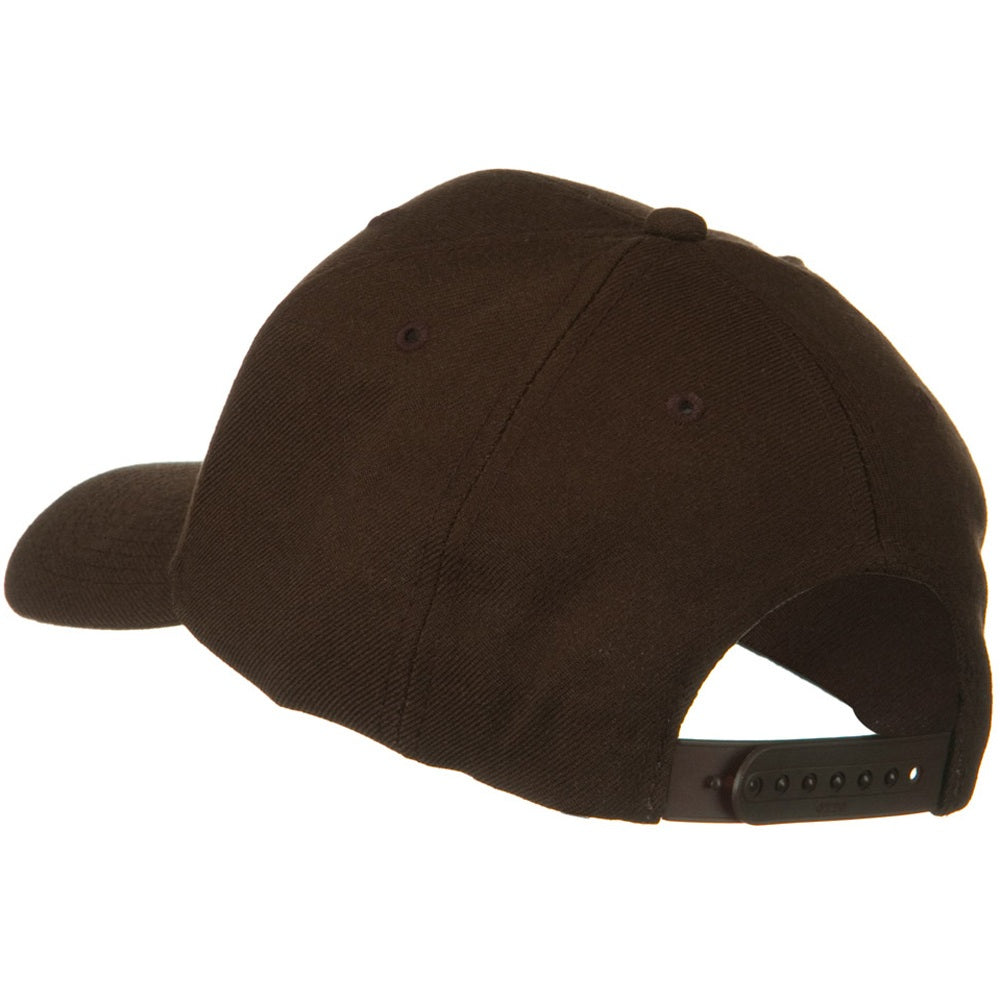 Solid Wool Blend Prostyle Snapback Cap