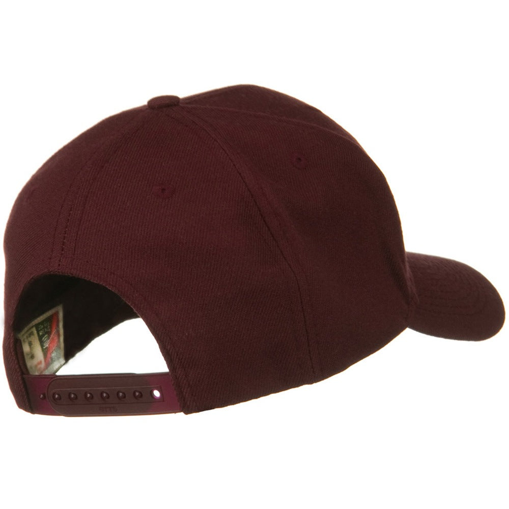 Solid Wool Blend Prostyle Snapback Cap