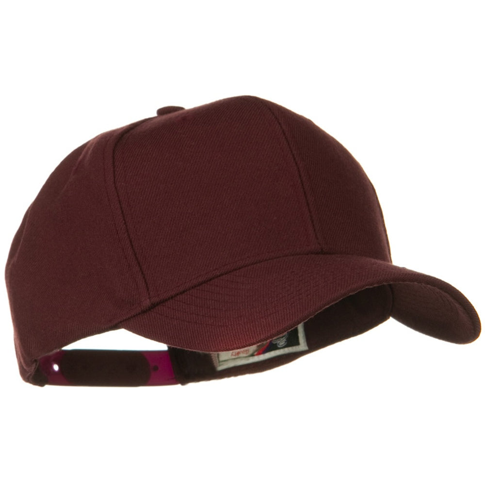 Solid Wool Blend Prostyle Snapback Cap