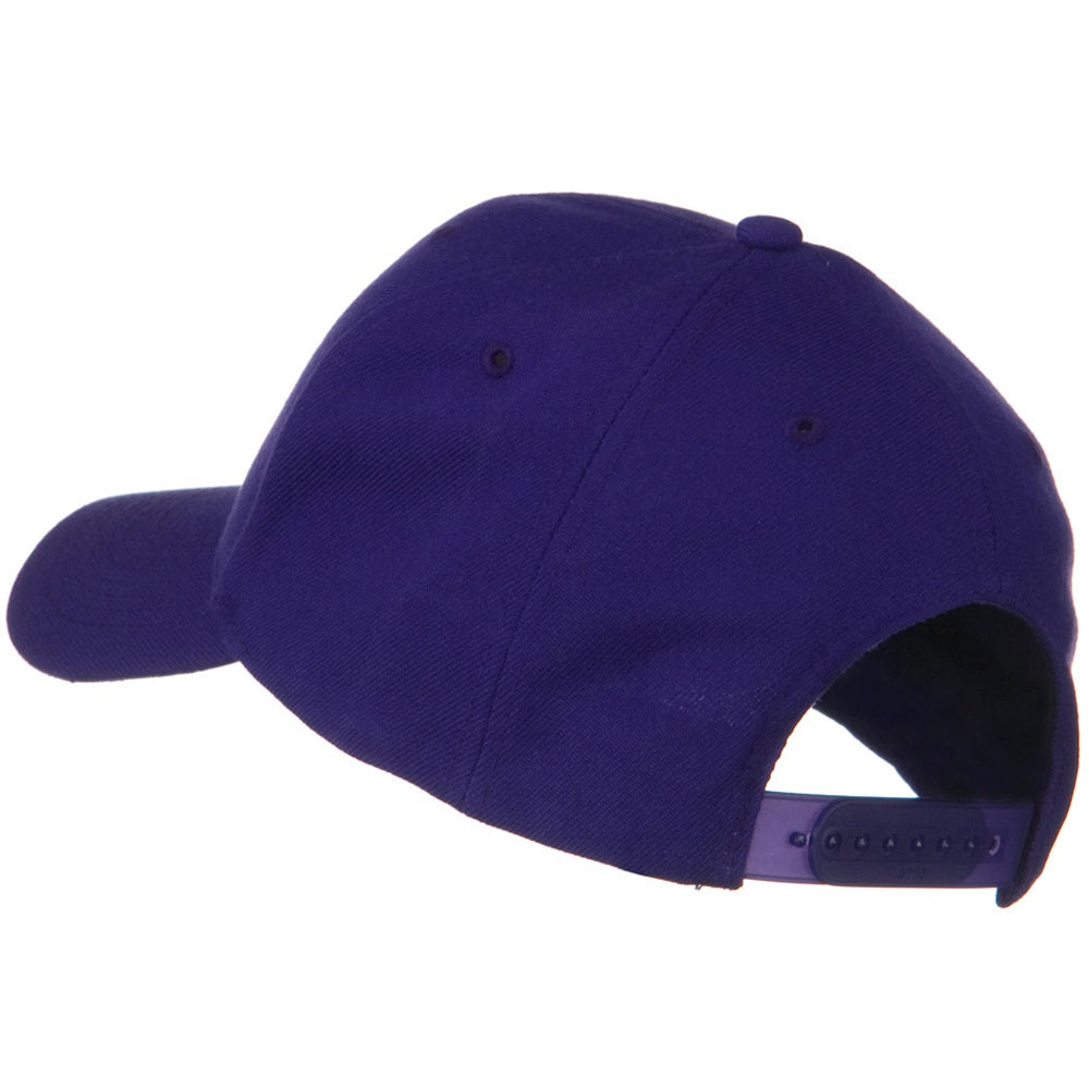 Solid Wool Blend Prostyle Snapback Cap