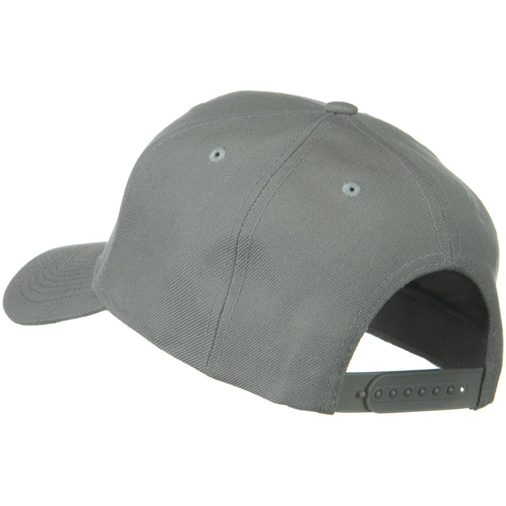 Solid Wool Blend Prostyle Snapback Cap