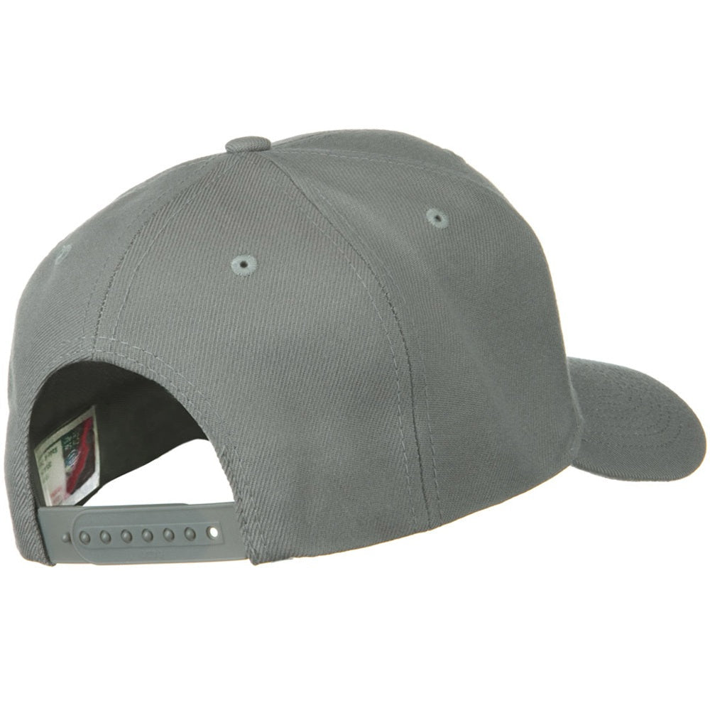 Solid Wool Blend Prostyle Snapback Cap