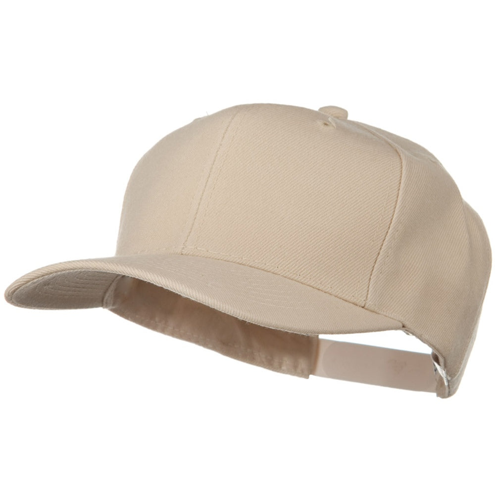 Solid Wool Blend Prostyle Snapback Cap