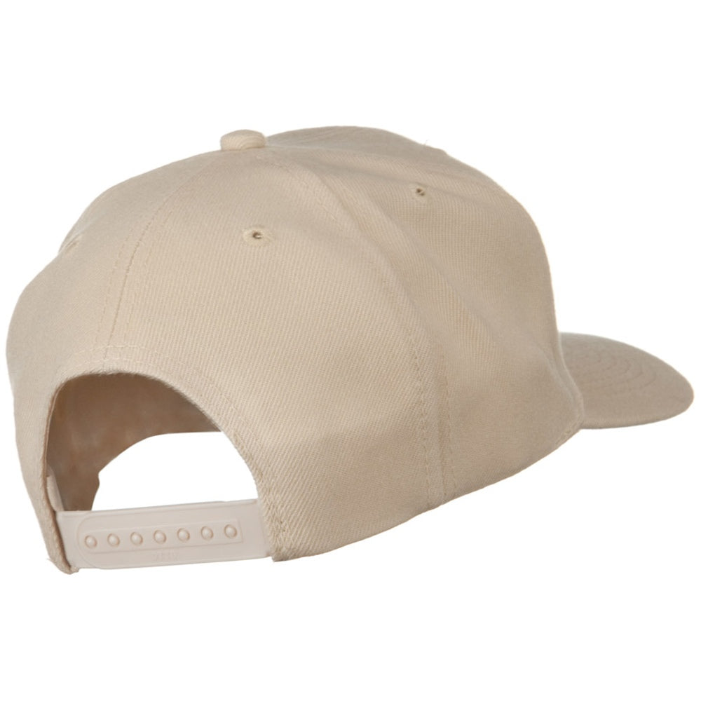 Solid Wool Blend Prostyle Snapback Cap