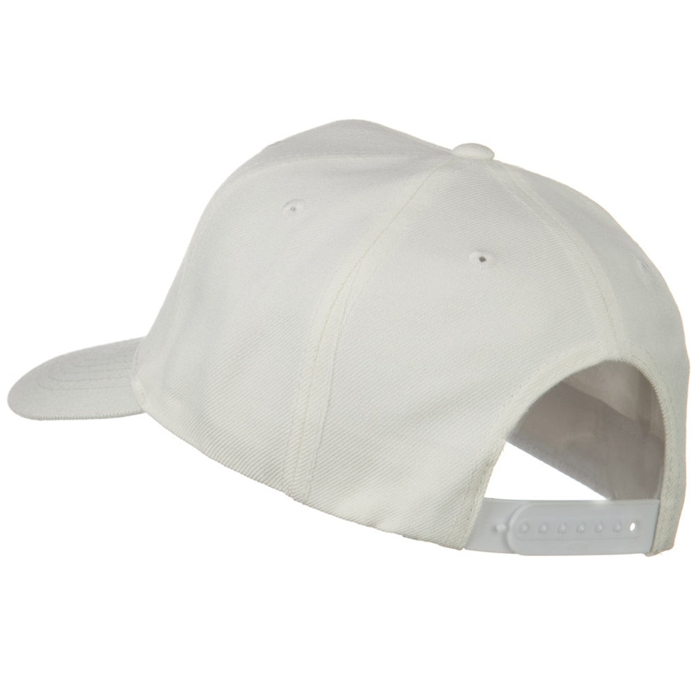 Solid Wool Blend Prostyle Snapback Cap