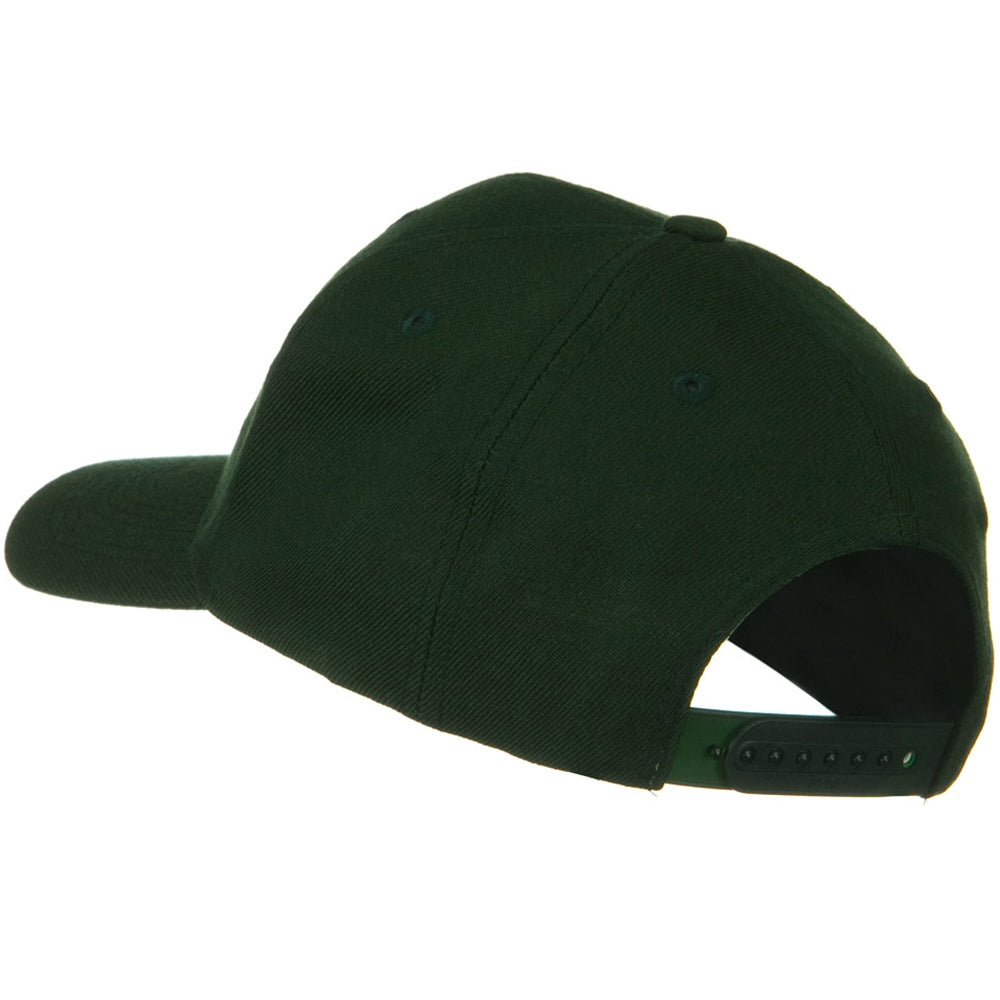 Solid Wool Blend Prostyle Snapback Cap